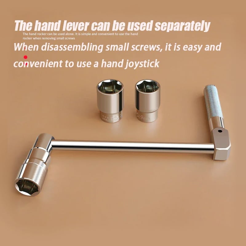 Llave multiplicadora para cambio de neumáticos