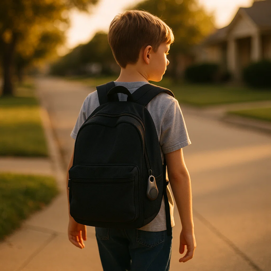 Localizador GPS con ubicación en vivo – Mini rastreador para niños, mascotas y objetos de valor, app, 5 colores – SafeTr