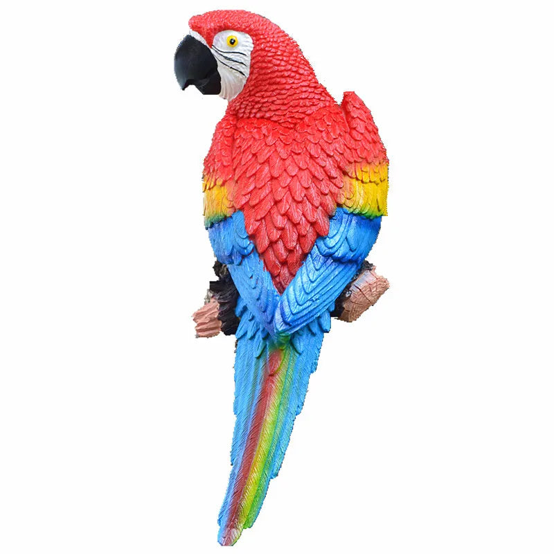 Loro decorativo tropical para pared o estantería
