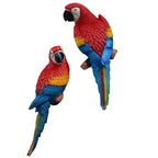 Loro decorativo tropical para pared o estantería