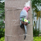 Loro decorativo tropical para pared o estantería
