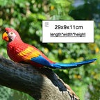 Loro decorativo tropical para pared o estantería