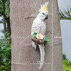 Loro decorativo tropical para pared o estantería