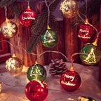 Luces decorativas de Navidad con bolas LED