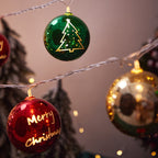 Luces decorativas de Navidad con bolas LED