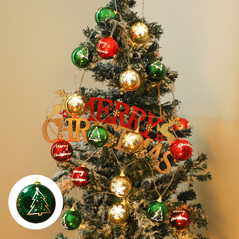 Luces decorativas de Navidad con bolas LED