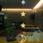 Luces LED de Navidad con ventosas para cristal y espejos