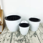 Maceta colgante de pared con autorriego – Sistema de riego automático para plantas