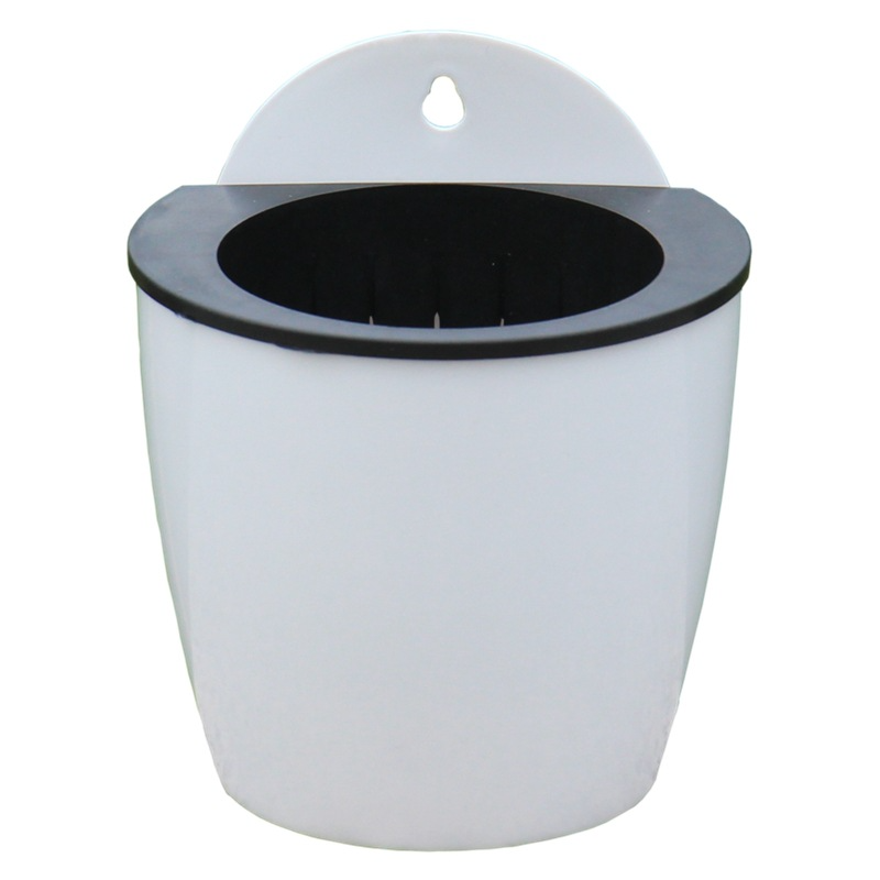 Maceta colgante de pared con autorriego – Sistema de riego automático para plantas