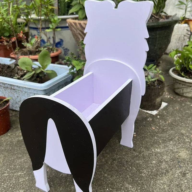 Maceta con forma de perro – Contenedor decorativo para plantas