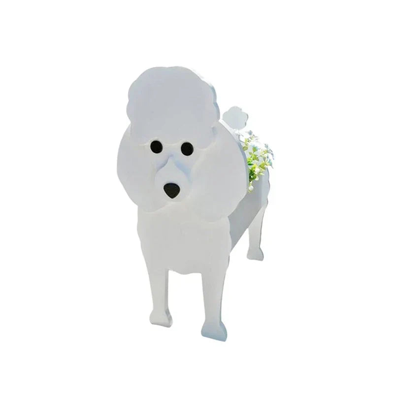 Maceta con forma de perro Pawsome – Contenedor decorativo para plantas