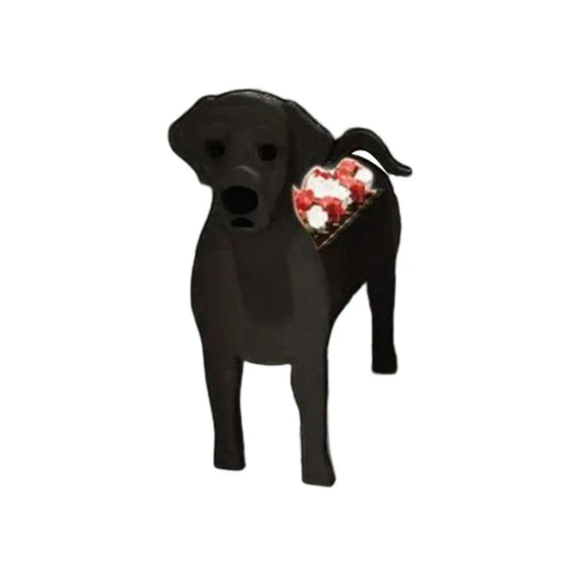 Maceta con forma de perro Pawsome – Contenedor decorativo para plantas