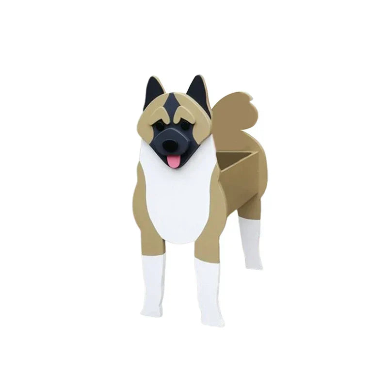 Maceta con forma de perro Pawsome – Contenedor decorativo para plantas