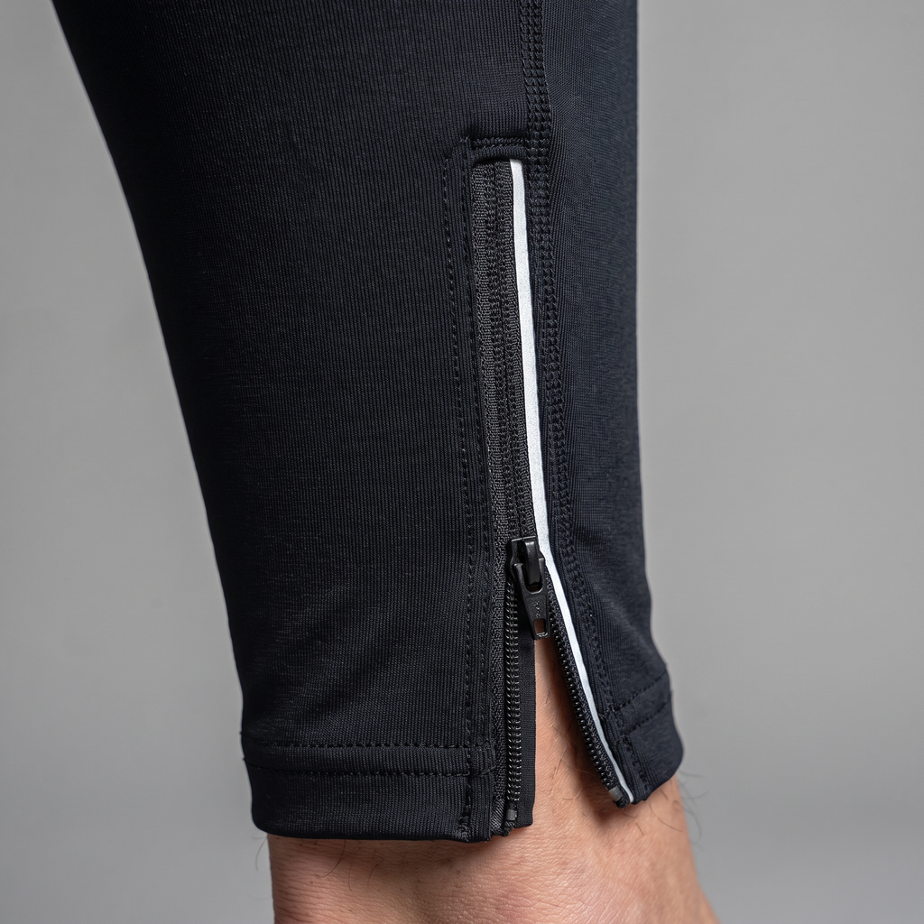 Mallas largas de ciclismo acolchadas para hombre con bolsillos