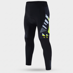 Mallas largas de ciclismo acolchadas para hombre con bolsillos