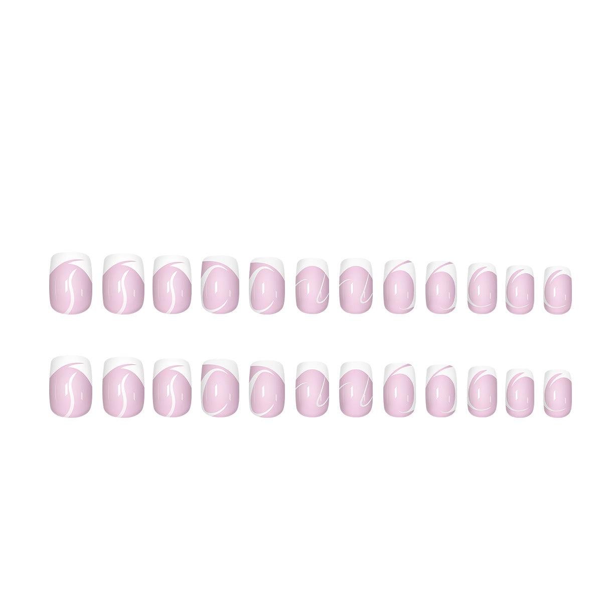 Manicura francesa artística