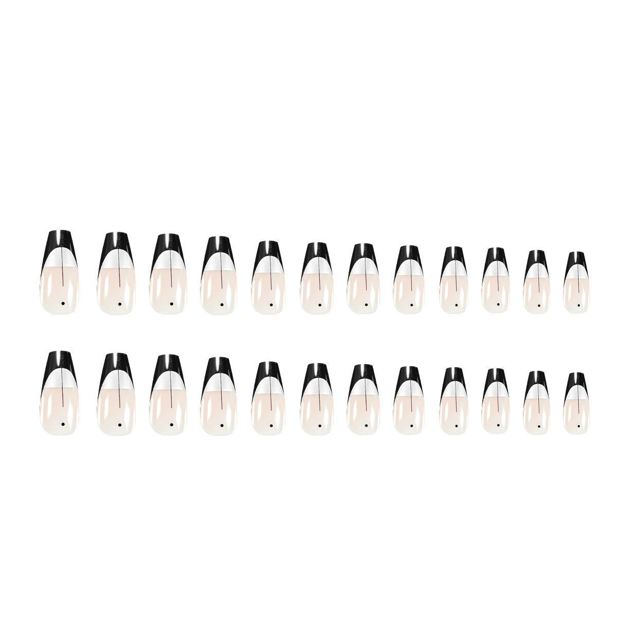 Manicura francesa elegante con detalles modernos