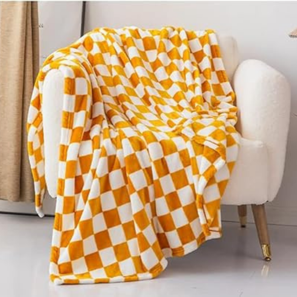 Manta de cuadros elegante y acogedora para tu hogar