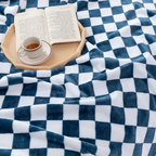 Manta de cuadros elegante y acogedora para tu hogar