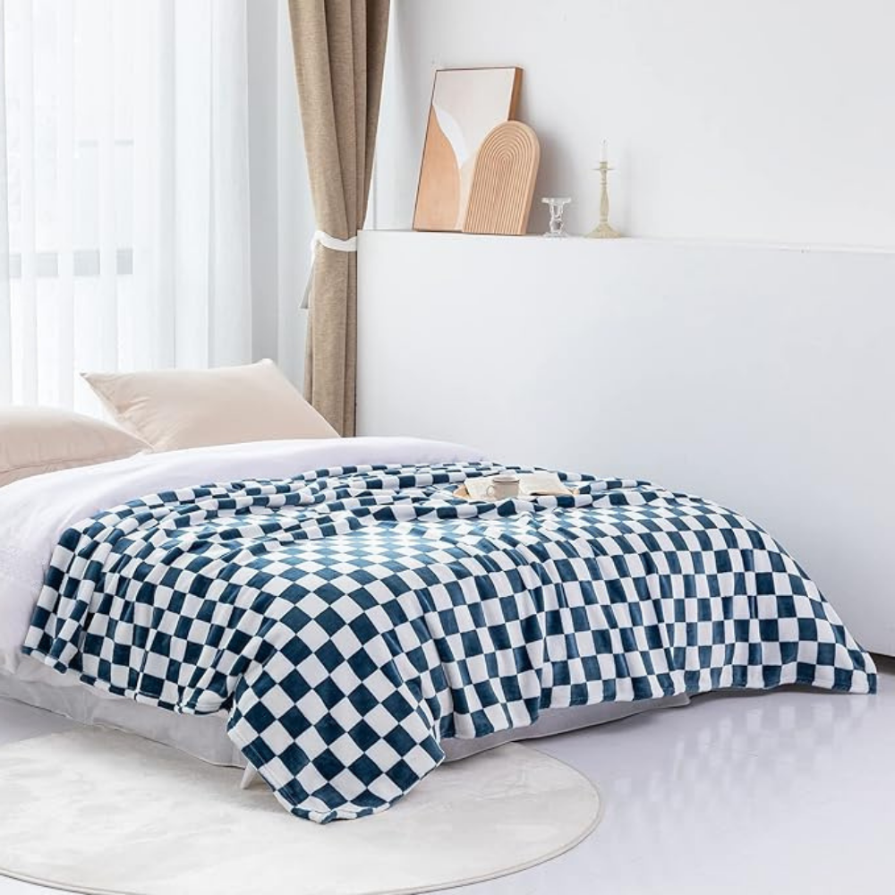 Manta de cuadros elegante y acogedora para tu hogar