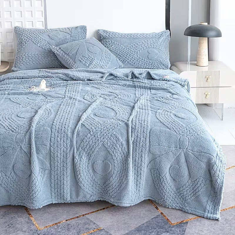 Manta decorativa de lujo para sofá y cama