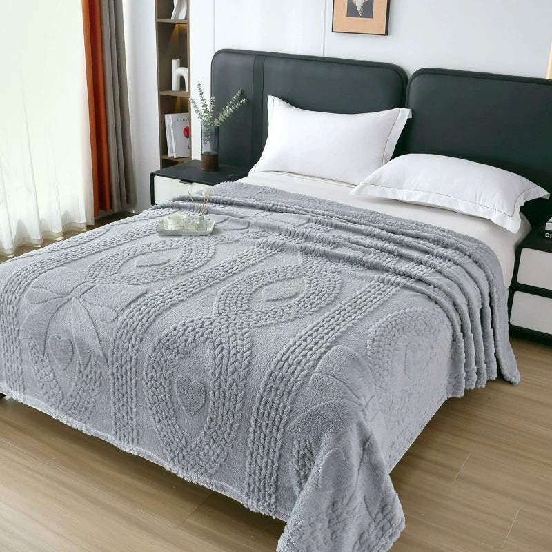 Manta decorativa de lujo para sofá y cama
