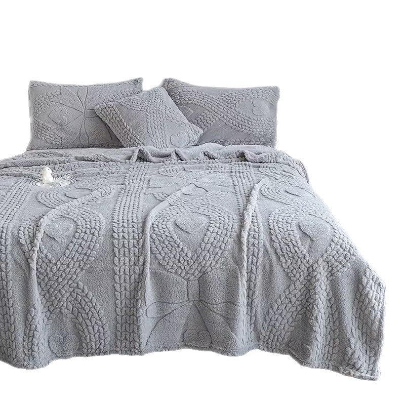 Manta decorativa de lujo para sofá y cama