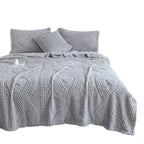 Manta decorativa de lujo para sofá y cama