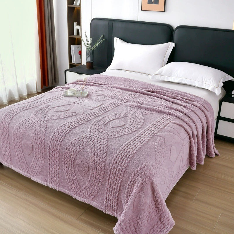 Manta decorativa de lujo para sofá y cama