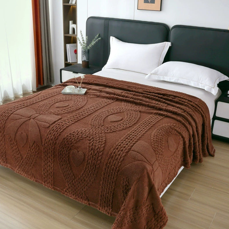 Manta decorativa de lujo para sofá y cama