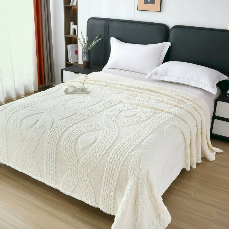 Manta decorativa de lujo para sofá y cama