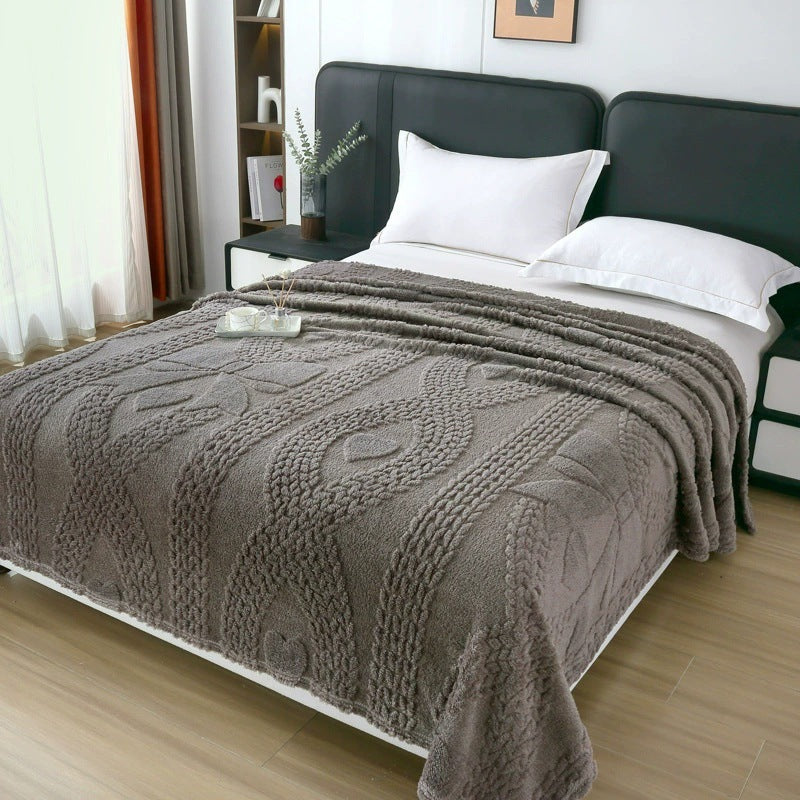 Manta decorativa de lujo para sofá y cama