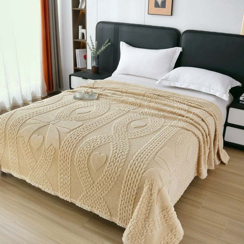 Manta decorativa de lujo para sofá y cama
