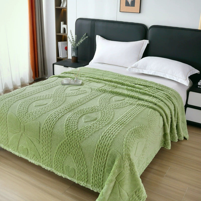 Manta decorativa de lujo para sofá y cama
