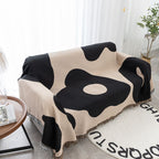 Manta decorativa geométrica suave