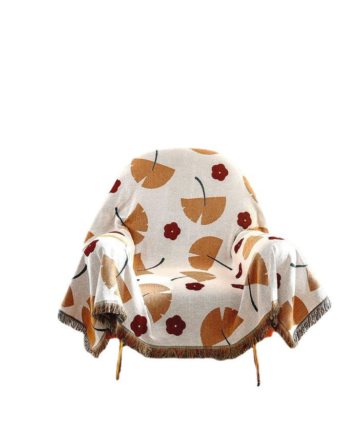 Manta decorativa geométrica suave