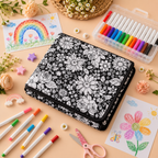 Manta DIY para colorear para niños, tejido suave de felpa, lavable y reutilizable