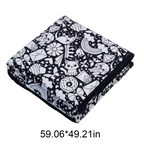 Manta DIY para colorear para niños, tejido suave de felpa, lavable y reutilizable