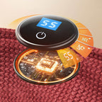 Manta eléctrica USB CozyWarm con 3 niveles de calor y tejido polar suave