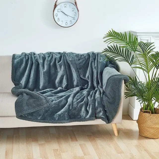 Manta impermeable de terciopelo suave