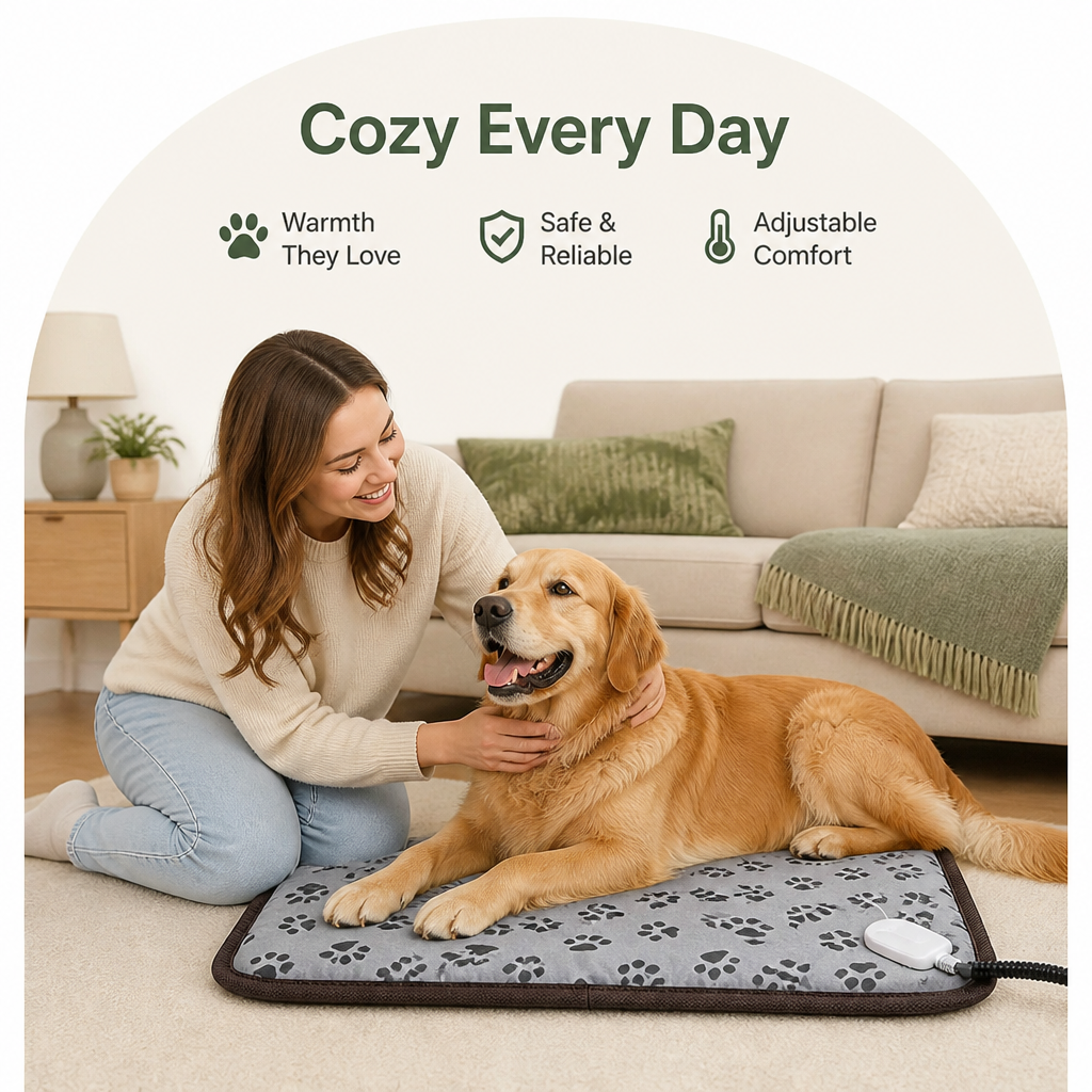 Manta térmica ajustable e impermeable para mascotas (protección contra sobrecalentamiento)