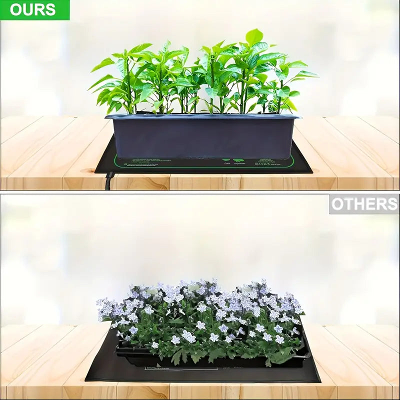 Manta térmica para semilleros con control de temperatura para germinación y crecimiento acelerados