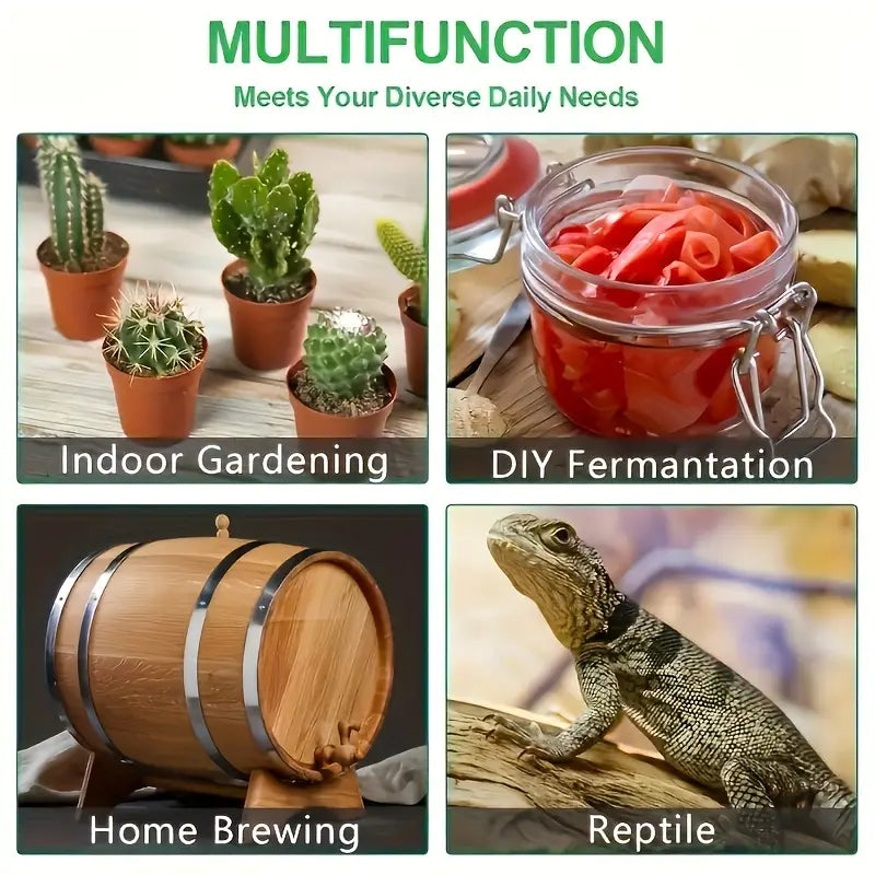 Manta térmica para semilleros con control de temperatura para germinación y crecimiento acelerados
