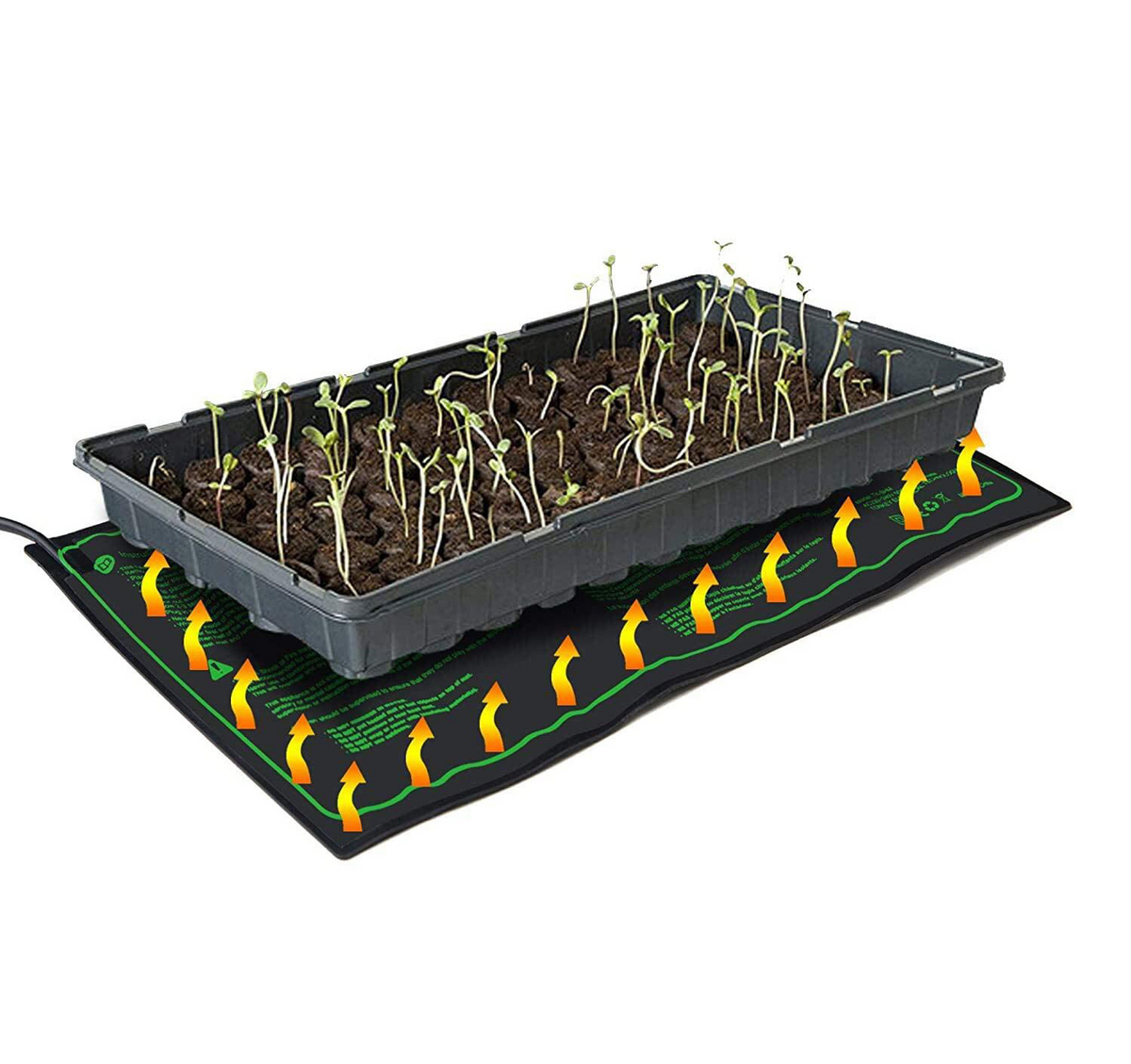 Manta térmica para semilleros con control de temperatura para germinación y crecimiento acelerados