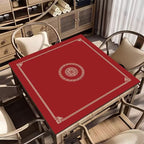 Mantel decorativo para mesa con símbolos tradicionales
