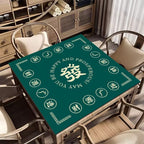 Mantel decorativo para mesa con símbolos tradicionales