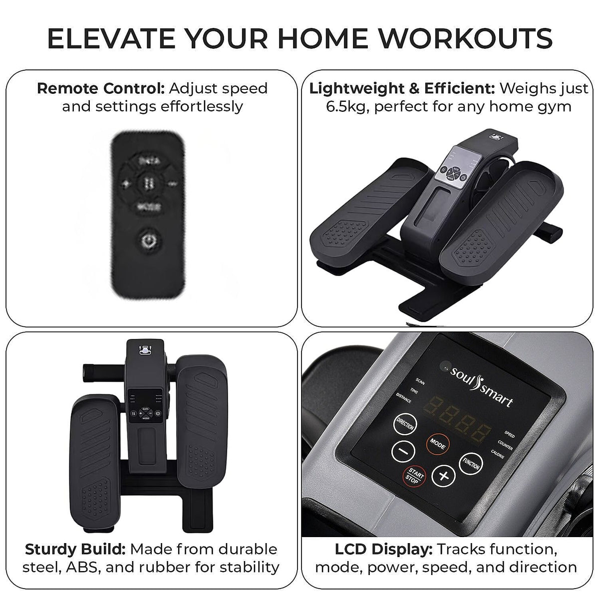 Haz que tus piernas vuelvan a sentirse fuertes y llenas de vida | Stepper eléctrico