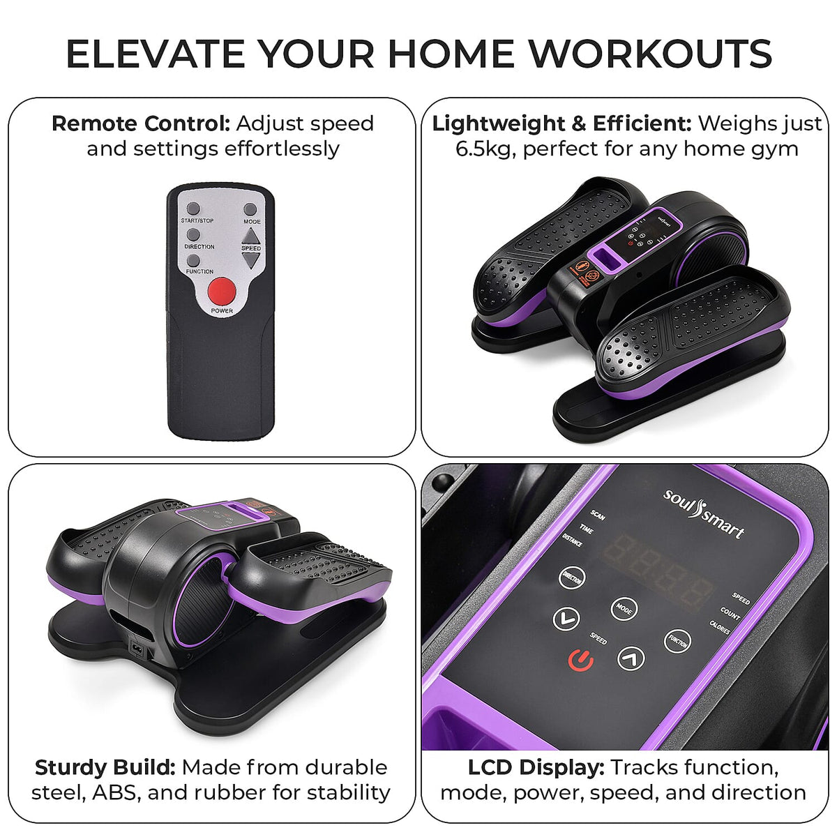 Haz que tus piernas vuelvan a sentirse fuertes y llenas de vida | Stepper eléctrico
