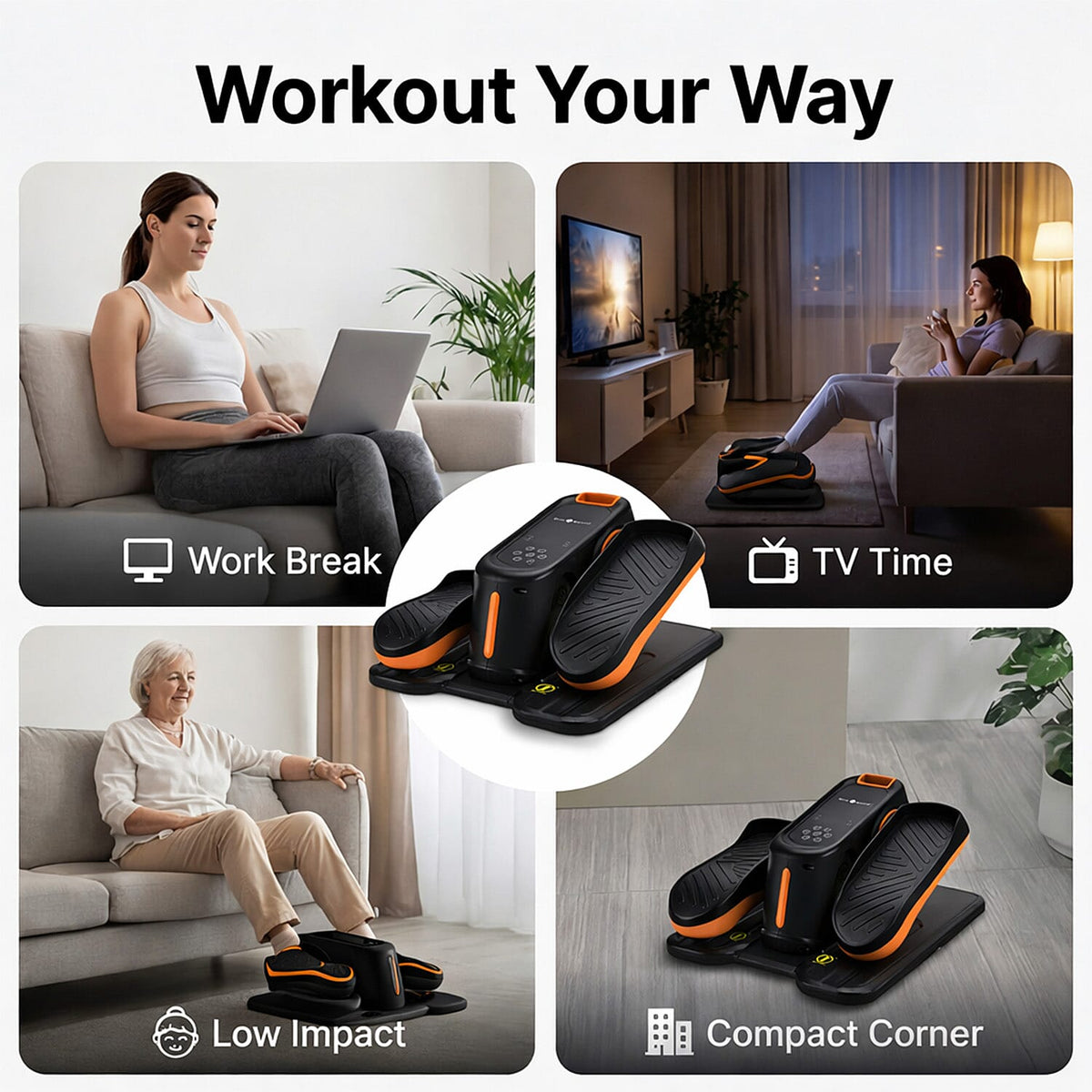 Haz que tus piernas vuelvan a sentirse fuertes y llenas de vida | Stepper eléctrico
