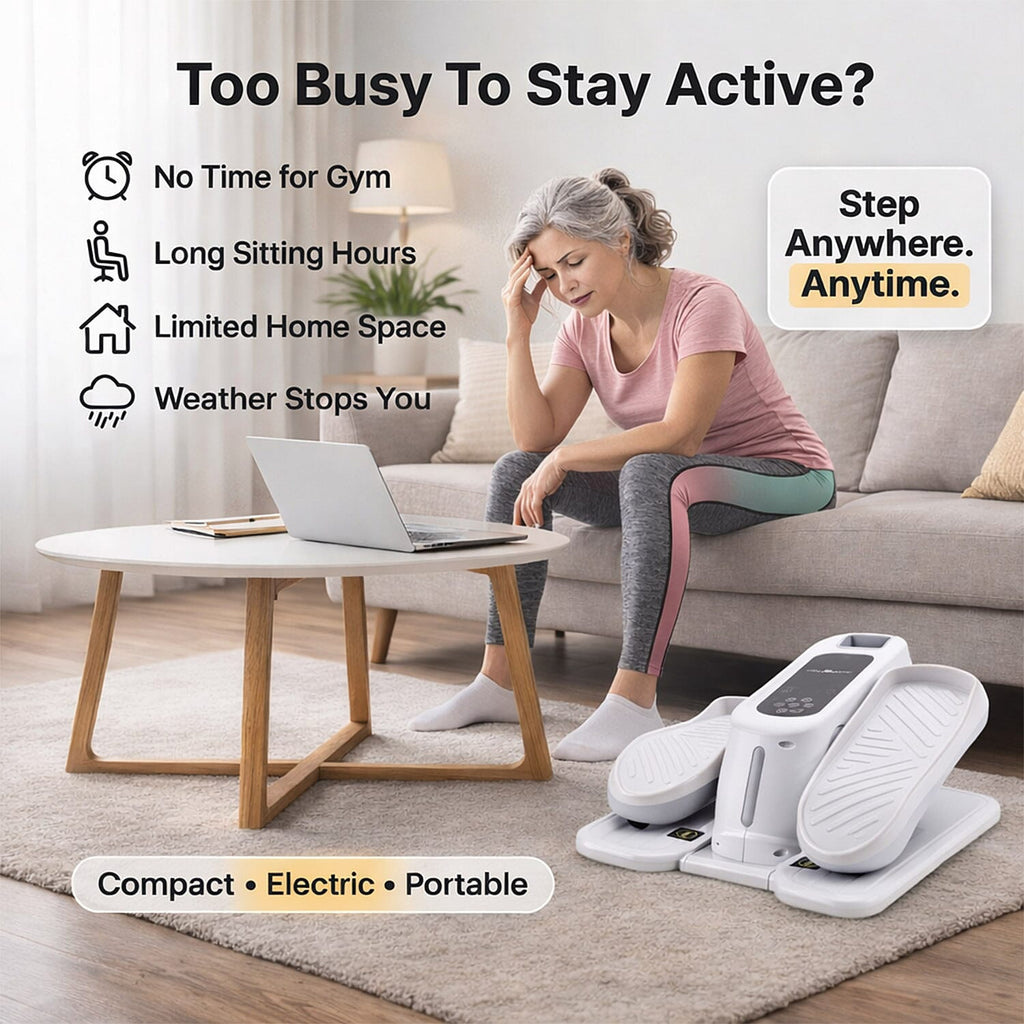 Haz que tus piernas vuelvan a sentirse fuertes y llenas de vida | Stepper eléctrico